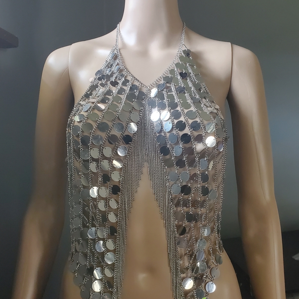 Sequence Bra Chain Top